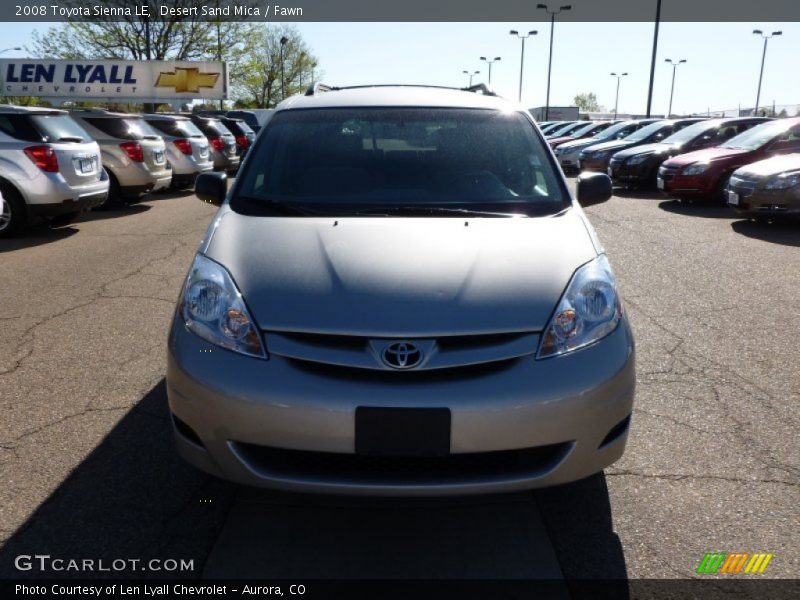 Desert Sand Mica / Fawn 2008 Toyota Sienna LE