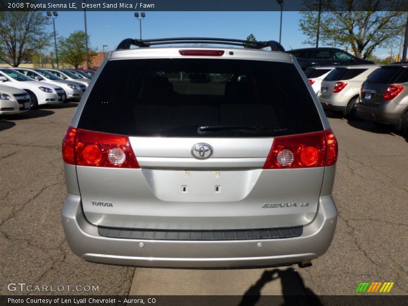Desert Sand Mica / Fawn 2008 Toyota Sienna LE