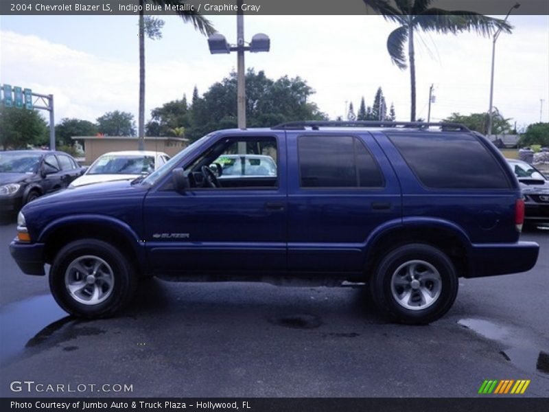 Indigo Blue Metallic / Graphite Gray 2004 Chevrolet Blazer LS