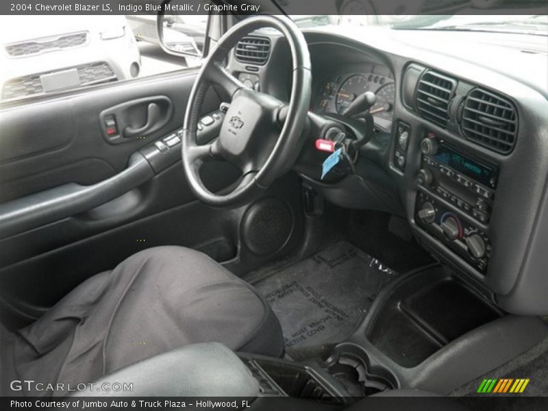 Indigo Blue Metallic / Graphite Gray 2004 Chevrolet Blazer LS