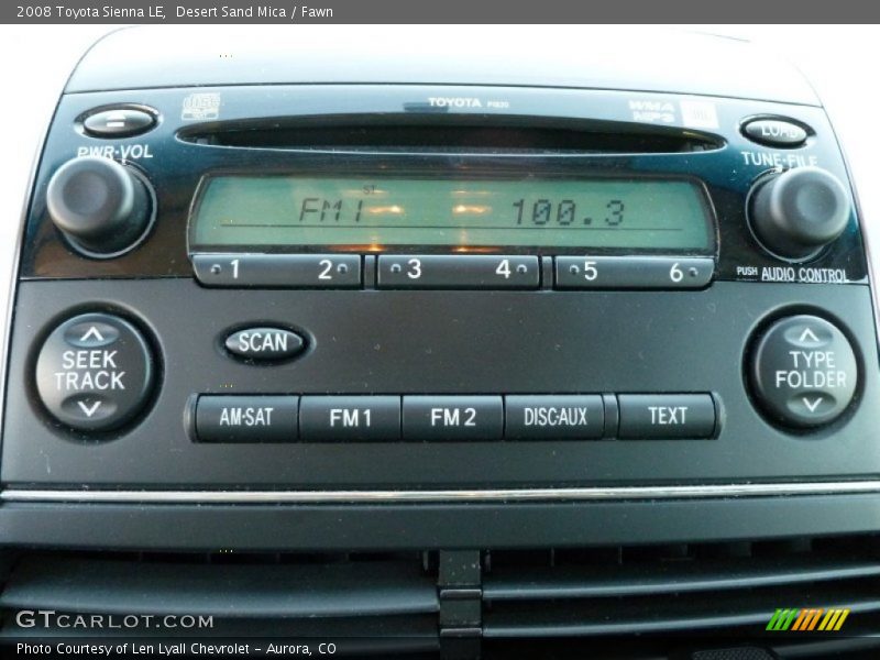 Desert Sand Mica / Fawn 2008 Toyota Sienna LE