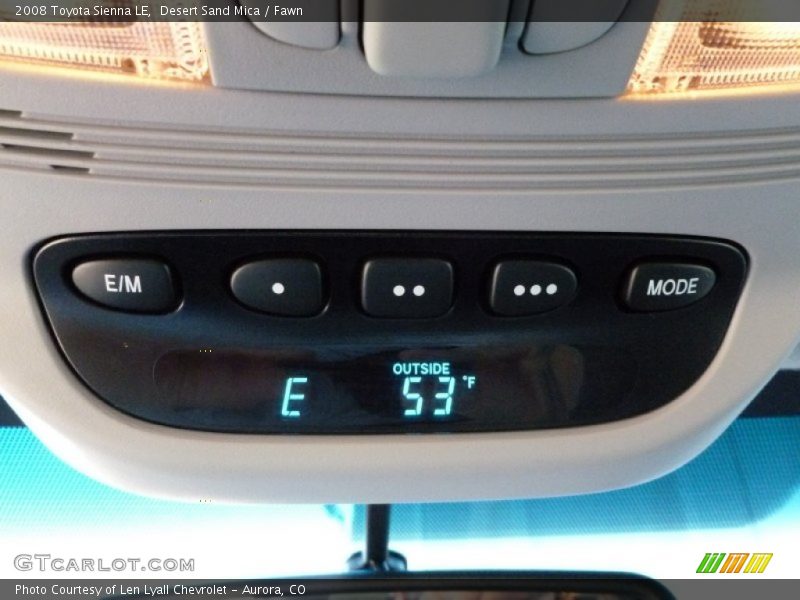 Desert Sand Mica / Fawn 2008 Toyota Sienna LE