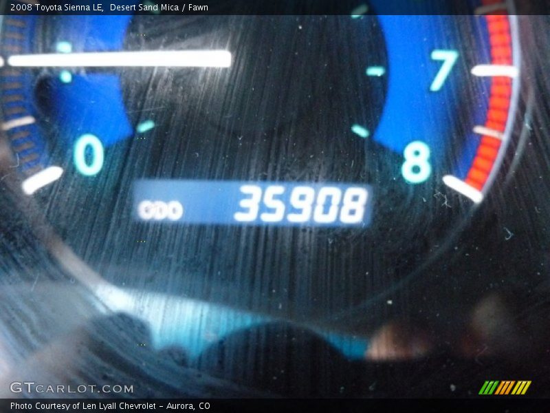 Desert Sand Mica / Fawn 2008 Toyota Sienna LE