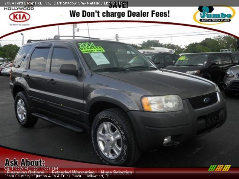 Dark Shadow Grey Metallic / Ebony Black 2004 Ford Escape XLT V6