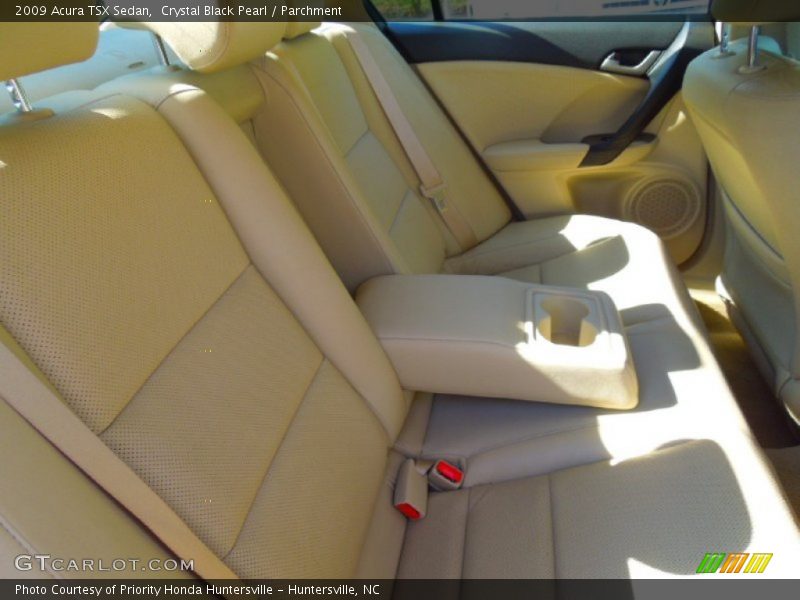 Crystal Black Pearl / Parchment 2009 Acura TSX Sedan