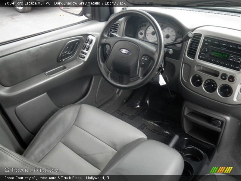 Dark Shadow Grey Metallic / Ebony Black 2004 Ford Escape XLT V6