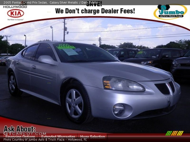 Galaxy Silver Metallic / Dark Pewter 2005 Pontiac Grand Prix Sedan