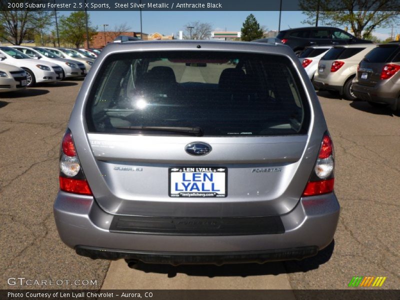 Steel Silver Metallic / Anthracite Black 2008 Subaru Forester 2.5 X Sports