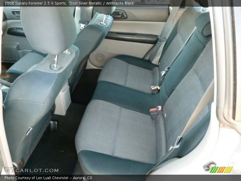 Steel Silver Metallic / Anthracite Black 2008 Subaru Forester 2.5 X Sports