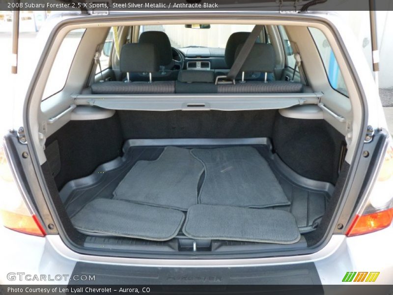 Steel Silver Metallic / Anthracite Black 2008 Subaru Forester 2.5 X Sports