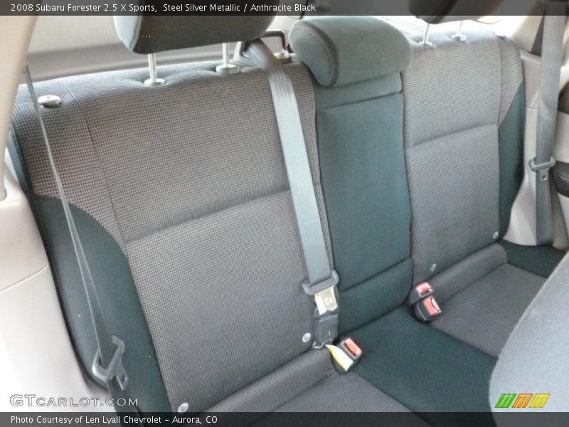Steel Silver Metallic / Anthracite Black 2008 Subaru Forester 2.5 X Sports