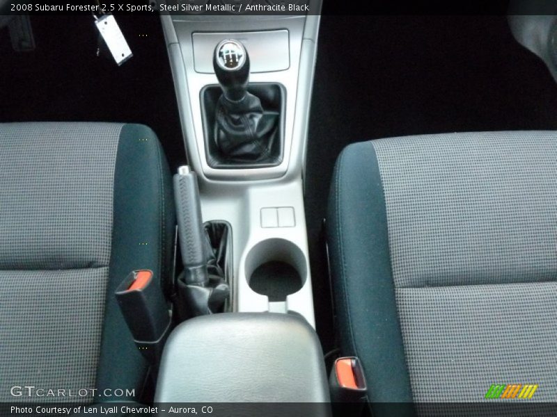 Steel Silver Metallic / Anthracite Black 2008 Subaru Forester 2.5 X Sports