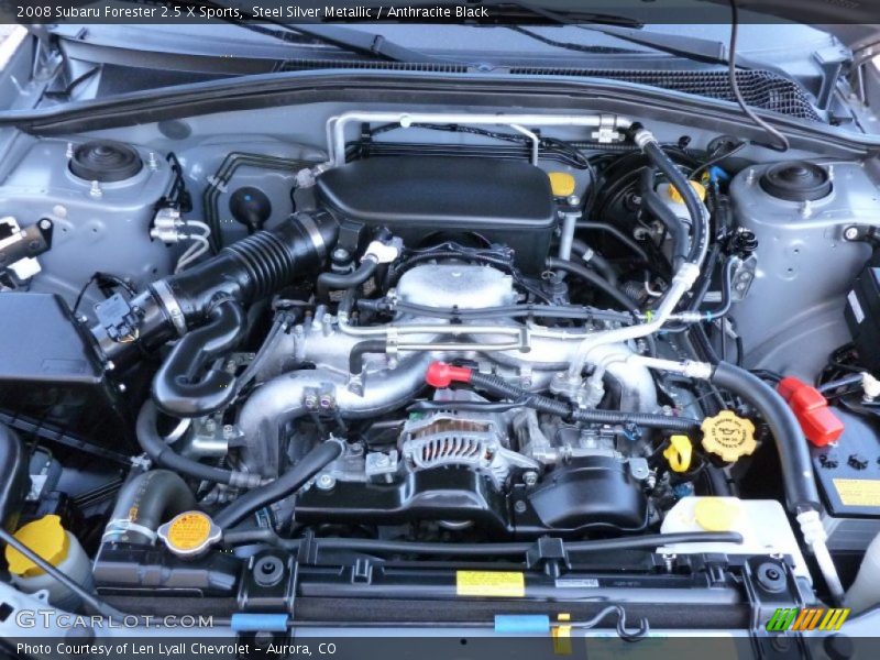 Steel Silver Metallic / Anthracite Black 2008 Subaru Forester 2.5 X Sports