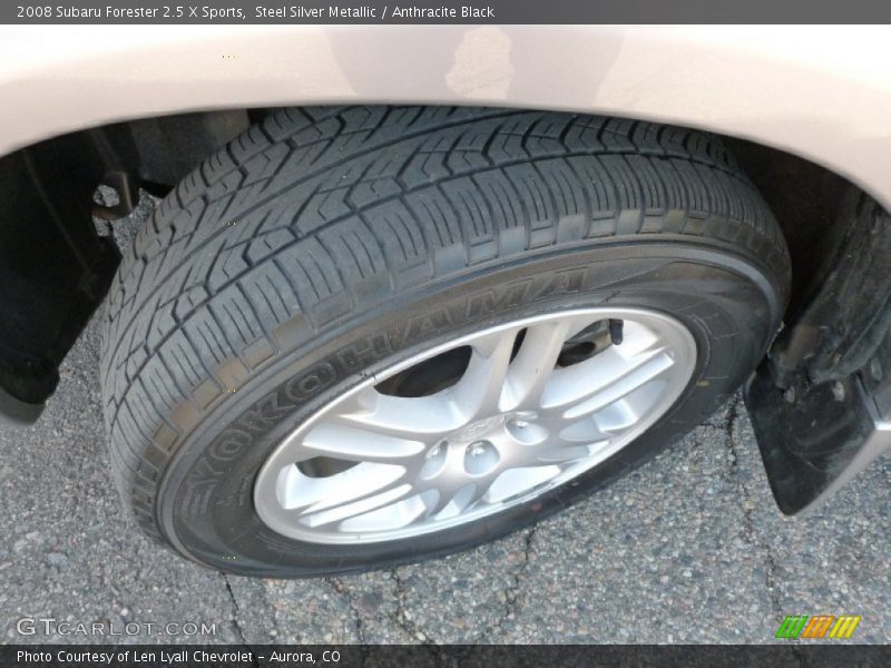Steel Silver Metallic / Anthracite Black 2008 Subaru Forester 2.5 X Sports
