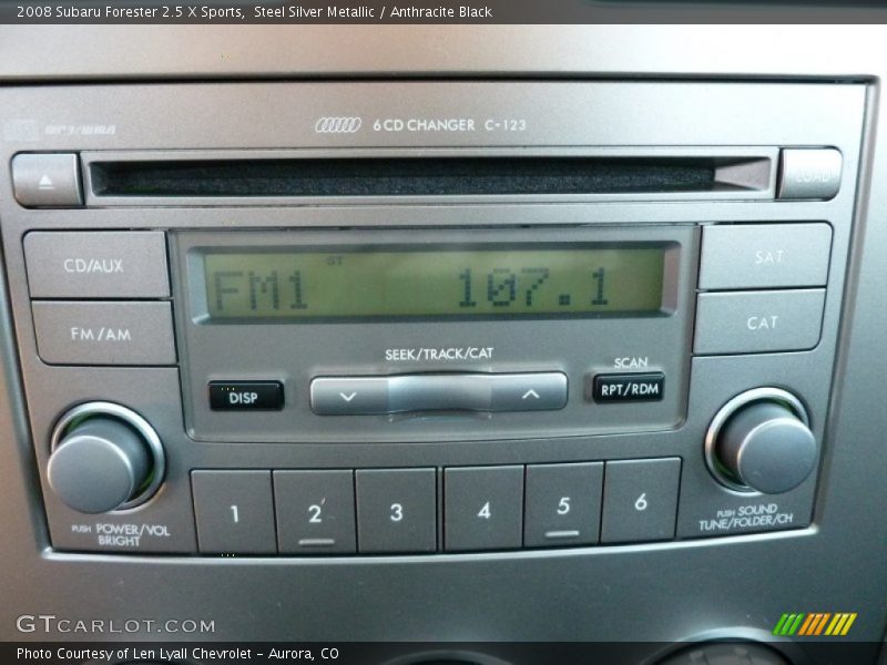Steel Silver Metallic / Anthracite Black 2008 Subaru Forester 2.5 X Sports