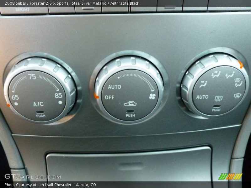 Steel Silver Metallic / Anthracite Black 2008 Subaru Forester 2.5 X Sports