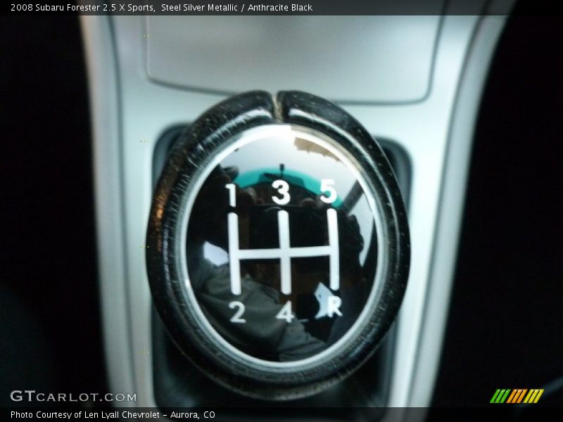 Steel Silver Metallic / Anthracite Black 2008 Subaru Forester 2.5 X Sports