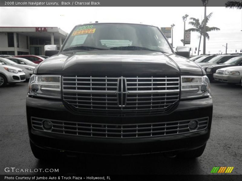 Black / Charcoal Black 2008 Lincoln Navigator Luxury