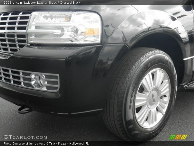 Black / Charcoal Black 2008 Lincoln Navigator Luxury