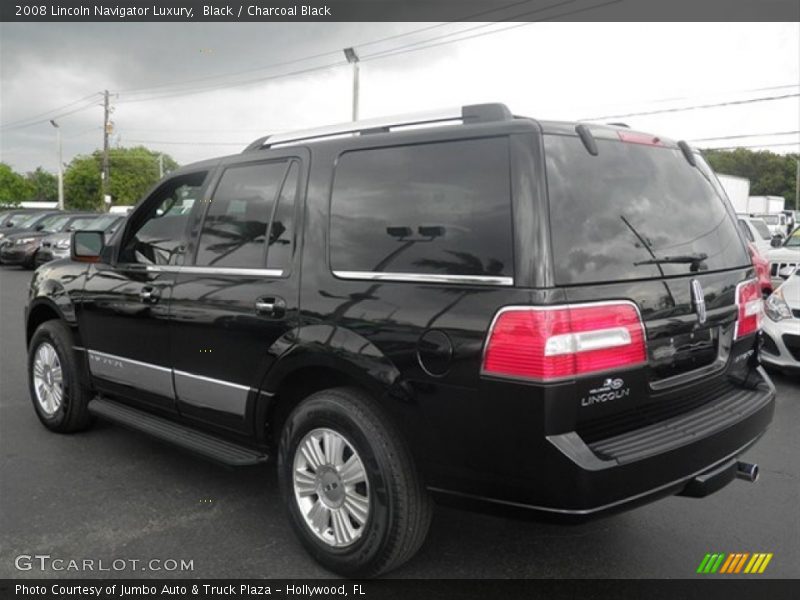 Black / Charcoal Black 2008 Lincoln Navigator Luxury