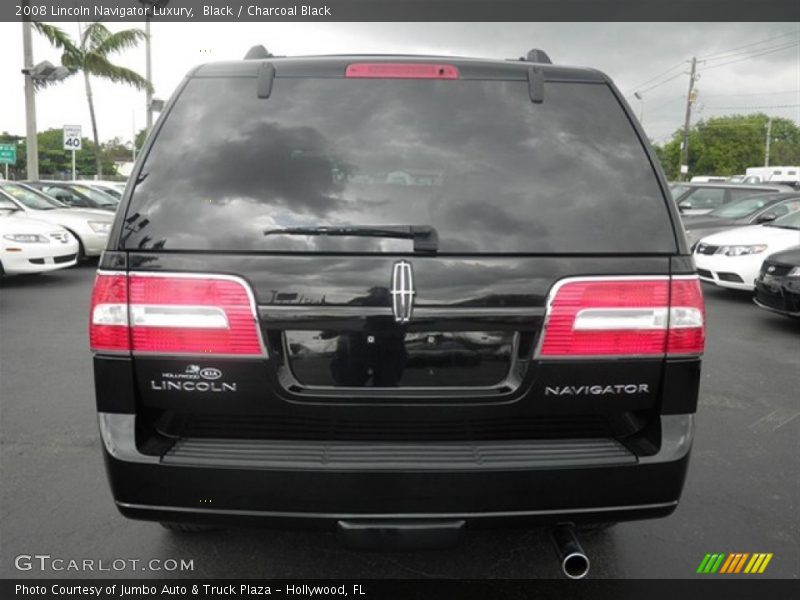 Black / Charcoal Black 2008 Lincoln Navigator Luxury