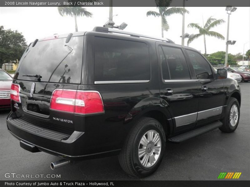 Black / Charcoal Black 2008 Lincoln Navigator Luxury