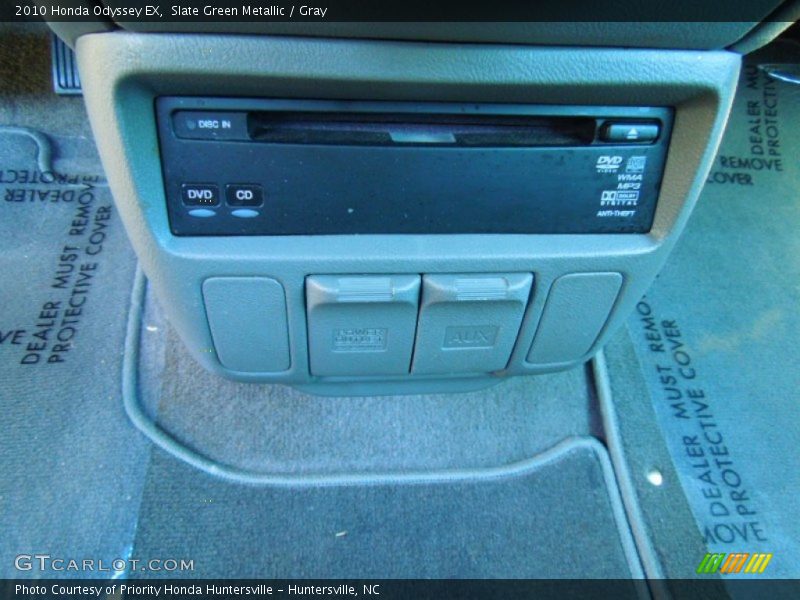 Slate Green Metallic / Gray 2010 Honda Odyssey EX