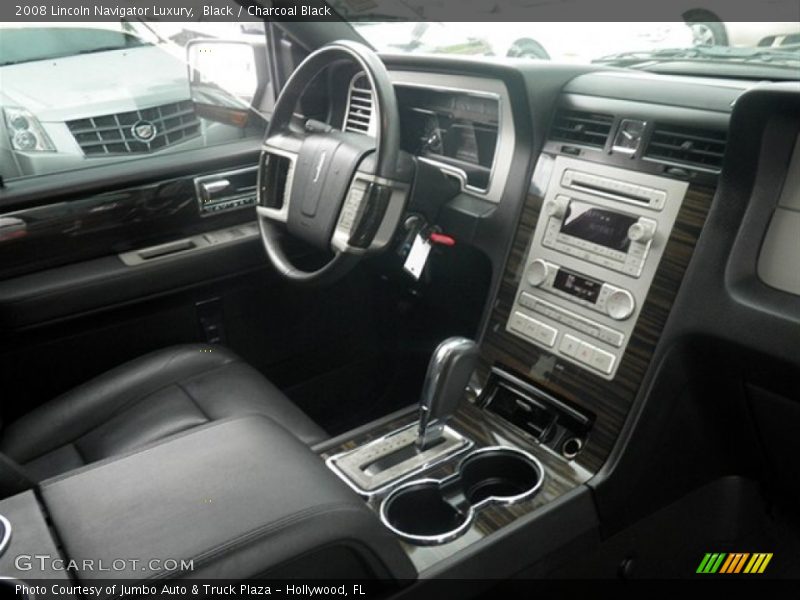 Black / Charcoal Black 2008 Lincoln Navigator Luxury
