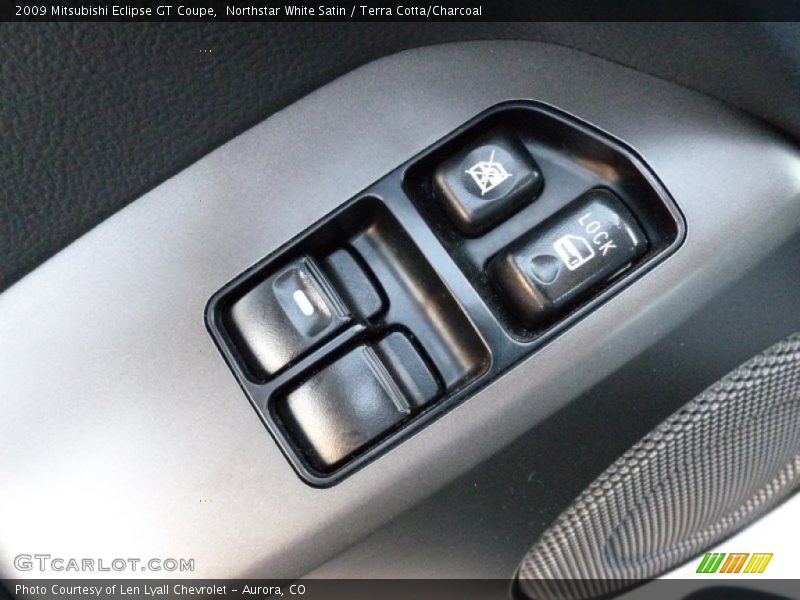 Northstar White Satin / Terra Cotta/Charcoal 2009 Mitsubishi Eclipse GT Coupe