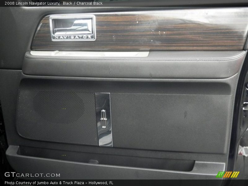 Black / Charcoal Black 2008 Lincoln Navigator Luxury
