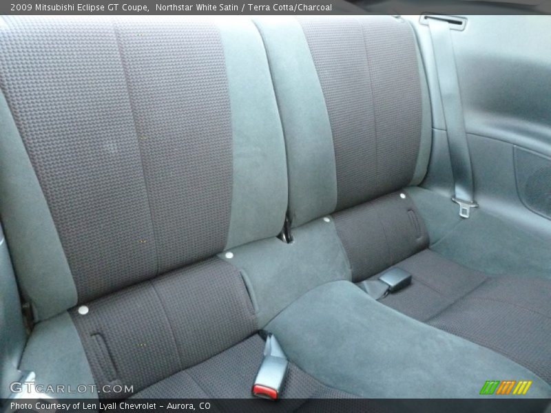 Northstar White Satin / Terra Cotta/Charcoal 2009 Mitsubishi Eclipse GT Coupe