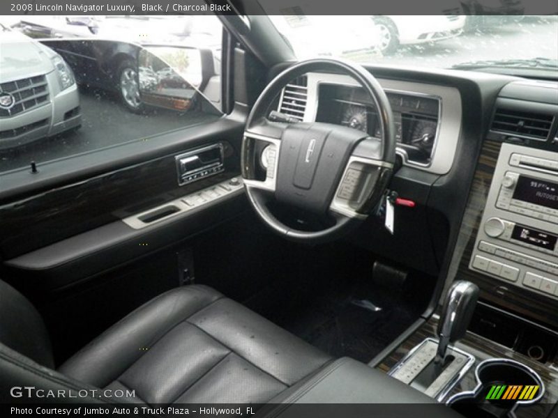 Black / Charcoal Black 2008 Lincoln Navigator Luxury
