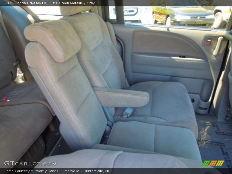 Slate Green Metallic / Gray 2010 Honda Odyssey EX