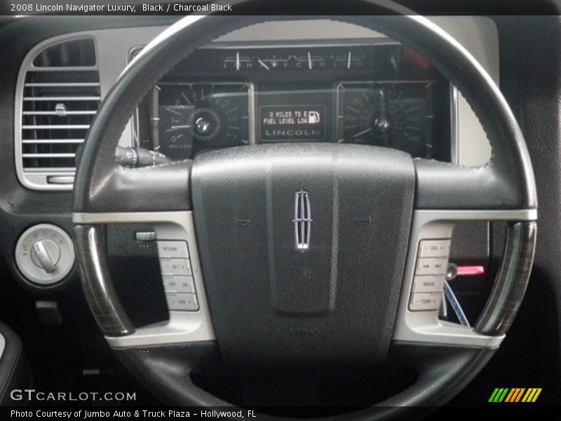 Black / Charcoal Black 2008 Lincoln Navigator Luxury