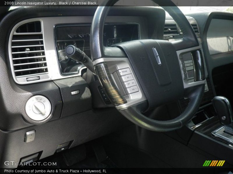 Black / Charcoal Black 2008 Lincoln Navigator Luxury