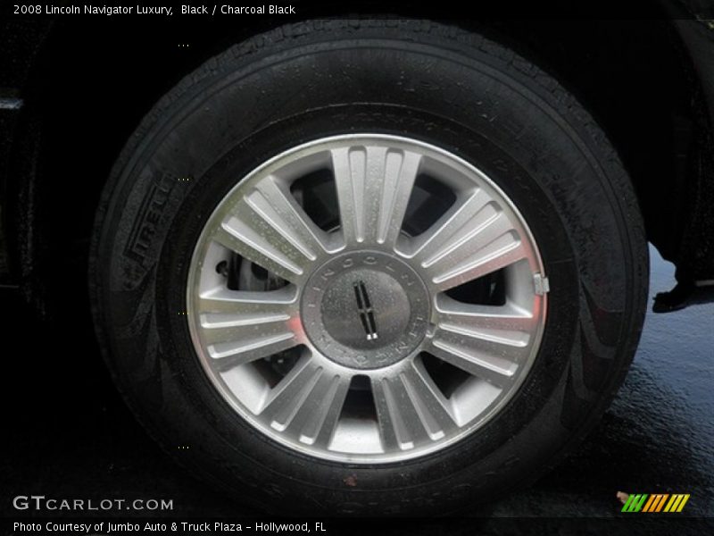 Black / Charcoal Black 2008 Lincoln Navigator Luxury
