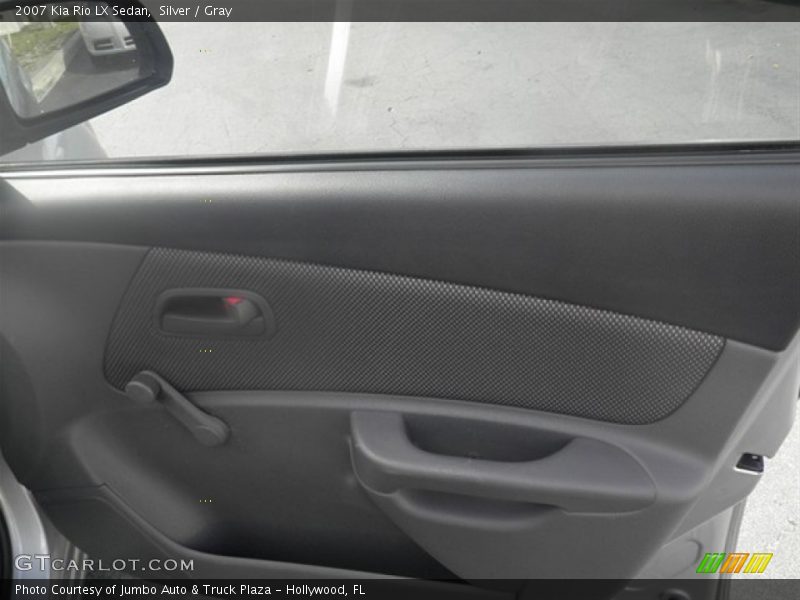 Silver / Gray 2007 Kia Rio LX Sedan