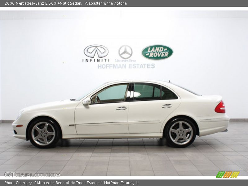 Alabaster White / Stone 2006 Mercedes-Benz E 500 4Matic Sedan