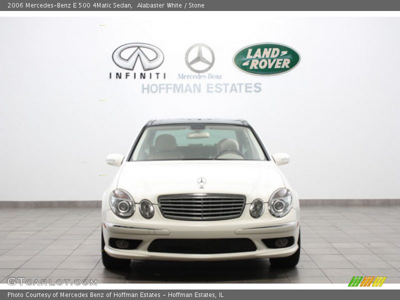 Alabaster White / Stone 2006 Mercedes-Benz E 500 4Matic Sedan