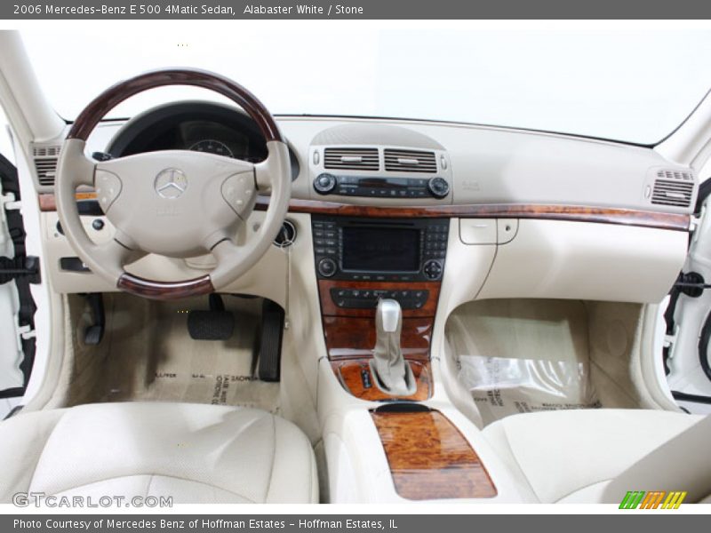 Alabaster White / Stone 2006 Mercedes-Benz E 500 4Matic Sedan