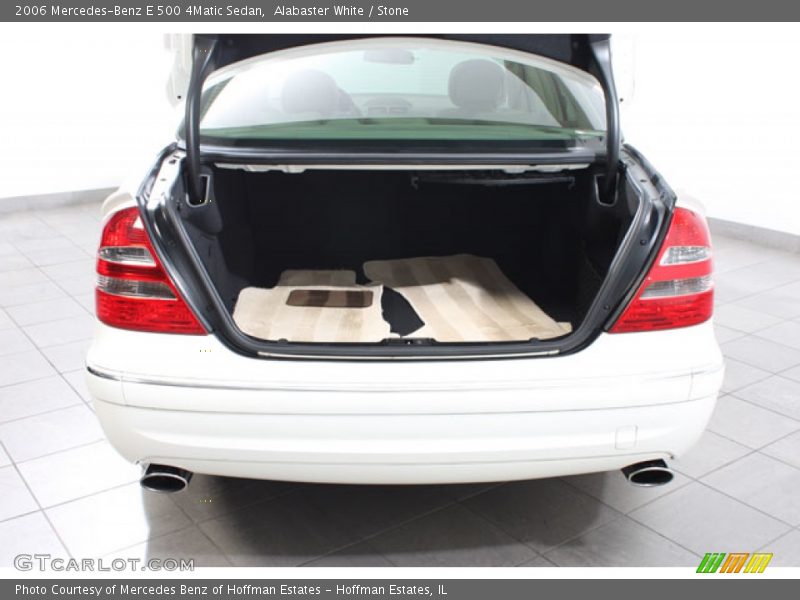 Alabaster White / Stone 2006 Mercedes-Benz E 500 4Matic Sedan