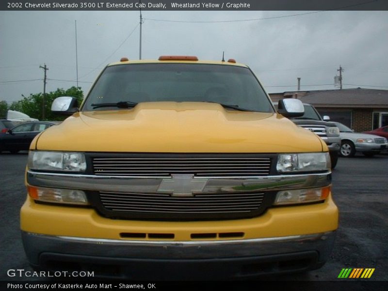Wheatland Yellow / Graphite 2002 Chevrolet Silverado 3500 LT Extended Cab Dually