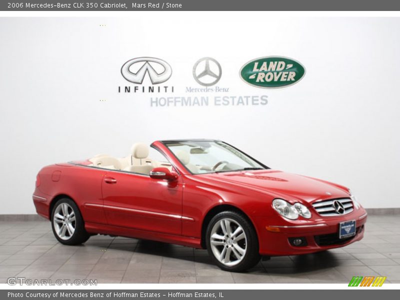 Mars Red / Stone 2006 Mercedes-Benz CLK 350 Cabriolet