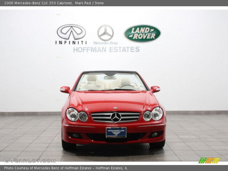 Mars Red / Stone 2006 Mercedes-Benz CLK 350 Cabriolet