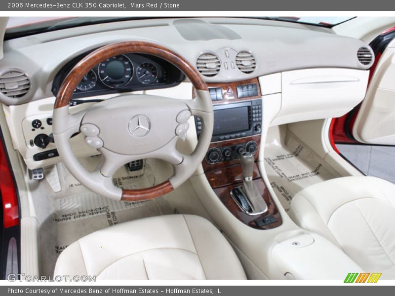 Mars Red / Stone 2006 Mercedes-Benz CLK 350 Cabriolet