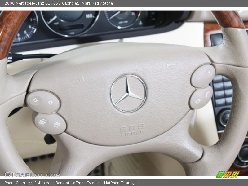 Mars Red / Stone 2006 Mercedes-Benz CLK 350 Cabriolet