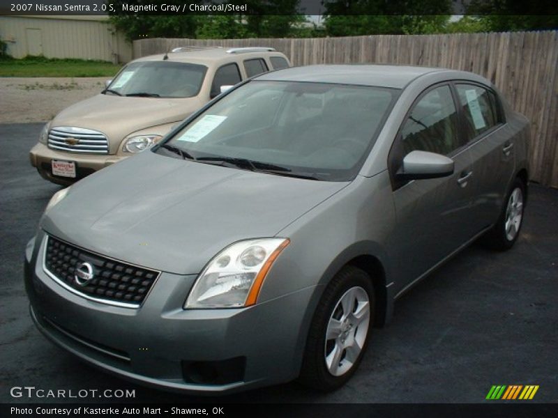 Magnetic Gray / Charcoal/Steel 2007 Nissan Sentra 2.0 S