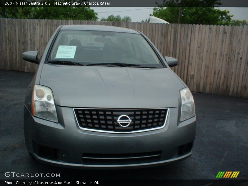 Magnetic Gray / Charcoal/Steel 2007 Nissan Sentra 2.0 S