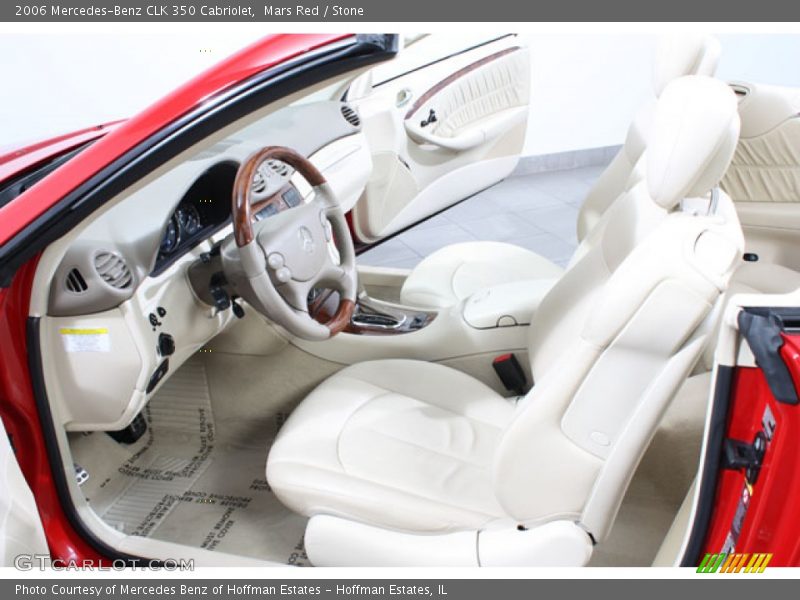 Mars Red / Stone 2006 Mercedes-Benz CLK 350 Cabriolet