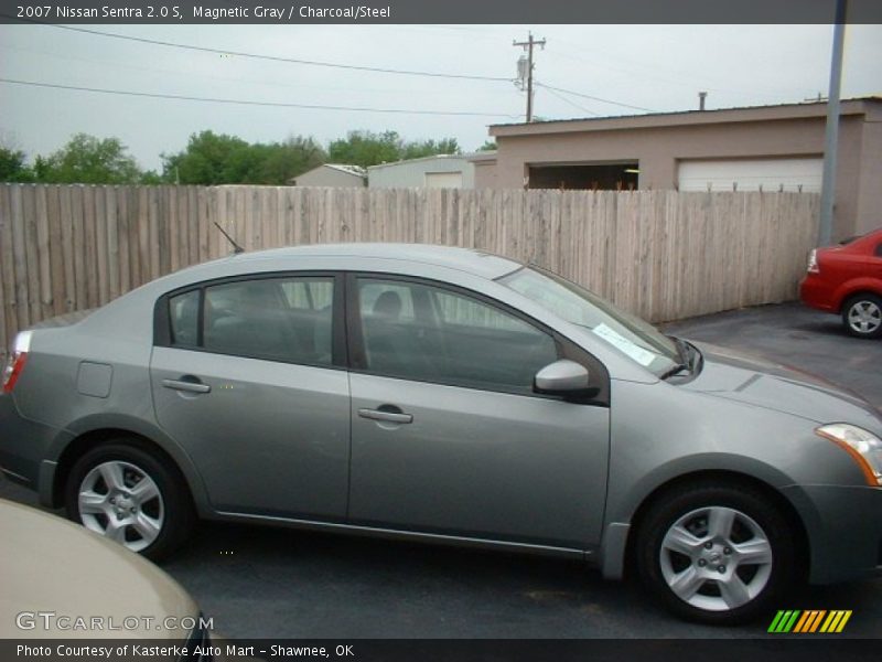 Magnetic Gray / Charcoal/Steel 2007 Nissan Sentra 2.0 S